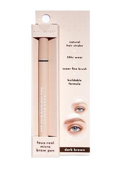 Kara Beauty - Faux Real - Micro Brow Pen - Dark Brown - BPF04D.D 