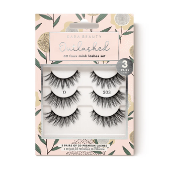 Kara Beauty - Outlashed - 3D Faux Mink Lashes Set