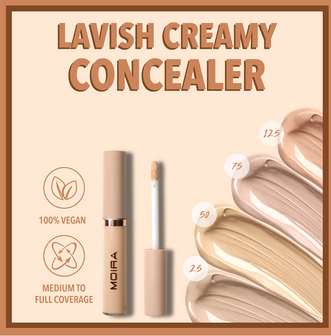 Moira Beauty - Lavish Creamy Concealer - 075 Vanilla Bean