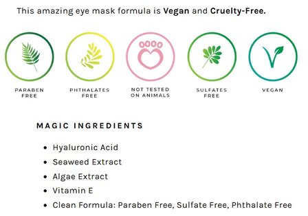 Mia del Mar - Jellycioso Hyaluronic + Seaweed - Eye Mask