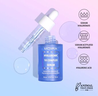 Moira Beauty - Hyaluronic 10 Complex Serum - Gezichtsserum
