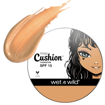 Wet &#039;n Wild MegaCushion Liquid Foundation - 119A Buff Beige - VEGAN - SPF15 - 15 g