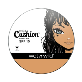 Wet &#039;n Wild MegaCushion Liquid Foundation - 119A Buff Beige - VEGAN - SPF15 - 15 g
