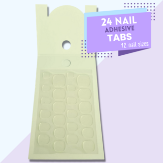 LA Colors - Nail Adhesive Tabs - 24 stuks - 081 Clear