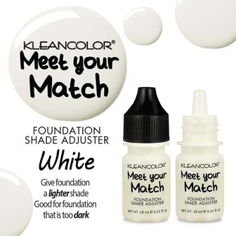 Kleancolor - Meet your Match - 01 White