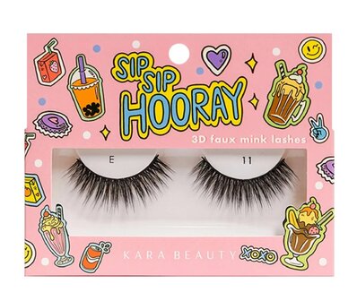 Kara Beauty - Sip Sip Hooray - ES011 - 3D Faux Mink Lashes