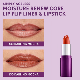 Covergirl - Simply Ageless Moisture Renew Core Lipstick - 130 Darling Mocha