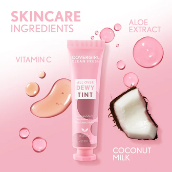 Covergirl - All Over Dewy Tint - 100 Rosy Brown
