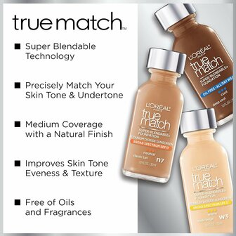 L&#039;Or&eacute;al Paris True Match Super Blendable Makeup Foundation - N5.5 - Perfect Beige