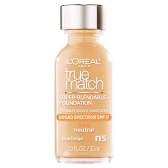L&#039;Or&eacute;al Paris True Match Super Blendable Makeup Foundation - N5 True Beige