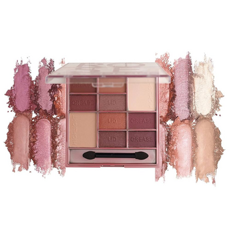 L.A. Colors Color Block Eyeshadow Palette - CES136 Rose