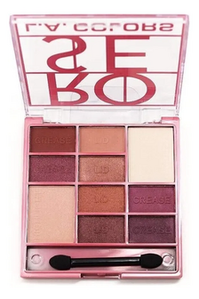 L.A. Colors Color Block Eyeshadow Palette - CES136 Rose