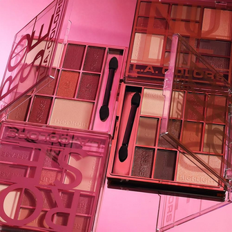 L.A. Colors Color Block Eyeshadow Palette - CES136 Rose