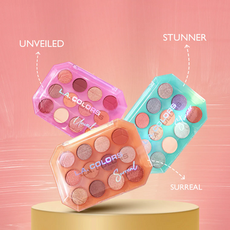 L.A. Colors 12 Color Eyeshadow Palette - C69013 Stunner 