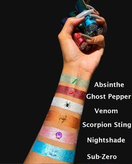 BH Cosmetics - Poison Shock Liquid Eyeshadow - Ghost Pepper