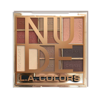 L.A. Colors Color Block Eyeshadow Palette - CES135A Nude
