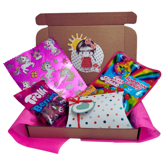 De Girls Happy Box - Meiden Verrassingsdoosje | Meiden Pakket | Verrassingspakket | Geschenkset | Giftset | Meisjes Cadeaupakket | Verrassing voor Meiden Box | Brievenbus Surprise Box