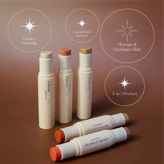 Kara Beauty - Blush N' Beam - Highlighter &amp; Blush Stick - Dew Drop