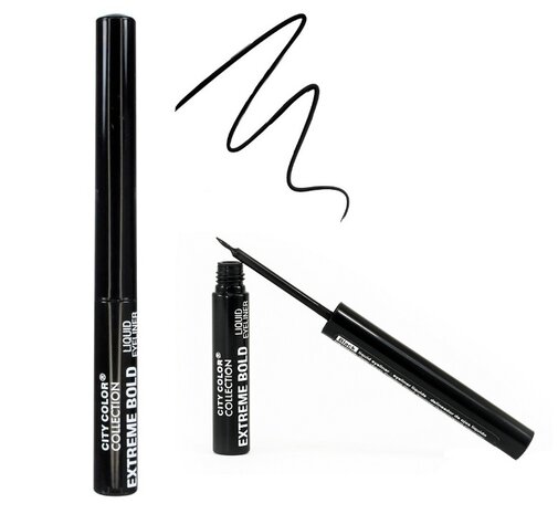 City Color Extreme Bold Liquid Eyeliner - E0064 Black