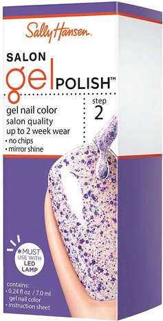 Sally Hansen Salon Gel Polish Gel Nail Color - 250 Purple Prisms
