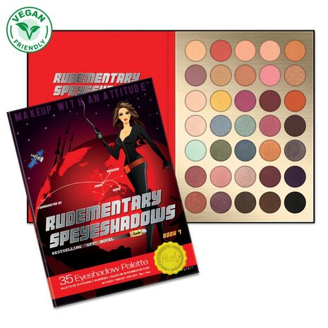 Rude Cosmetics Rudimentary Speyeshadows - 35 Eyeshadow Palette - 87977 Book 7