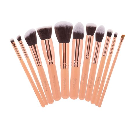 Beauty Creations Ballerina Rose Gold 12 pc Brush Set - 10BCL