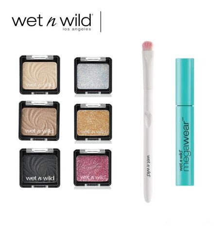 Wet n Wild Haute Eye Collection Limited Edition  - 36063 - Geschenkset - 8 PC Make-up Set -  Oogmake-up - Oogschaduw - Mascara 