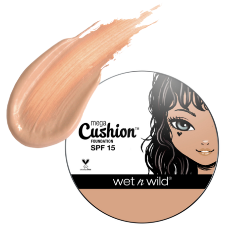 Wet n Wild MegaCushion Liquid Foundation - 109A Neutral Beige - SPF15 - 15 g