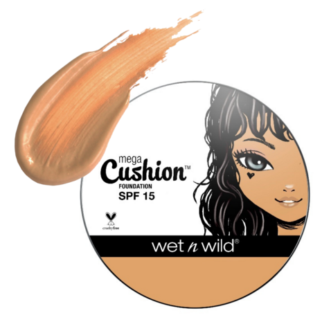 Wet n Wild MegaCushion Liquid Foundation - 121A Honey Beige - SPF15 - 15 g