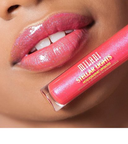 Milani Stellar Lights Holographic Lip Gloss - 05 Fluorescent Fuchsia - Lipgloss - Roze - 3.6 ml