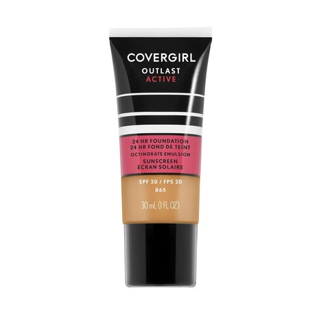 Covergirl Outlast Active - 24 HR Foundation - SPF 20 - 865 Tawny - 30 ml