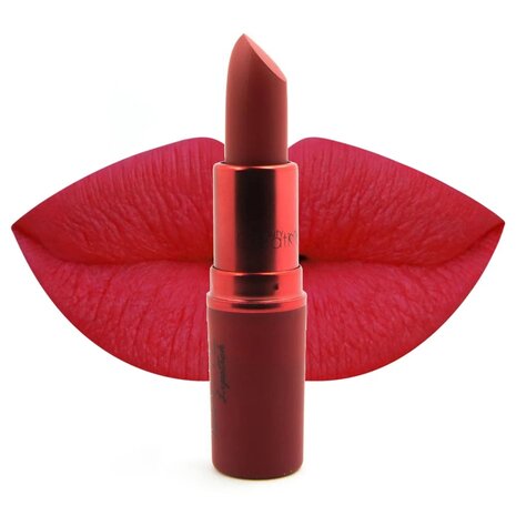 Beauty Creations - Matte - Lipstick - LS07 Infatuated - Rood - 3.5 g