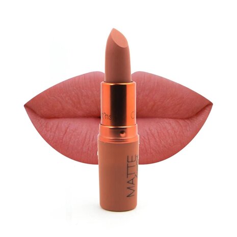 Beauty Creations - Matte - Lipstick - LS15 Naked - Nude - 3.5 g