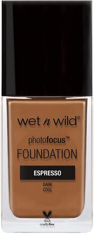 Wet 'n Wild - Photo Focus Dewy - Foundation - 378C Espresso - Matte - Cocoa - 28 ml