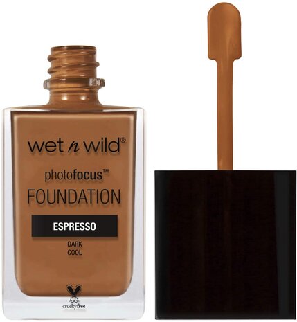 Wet 'n Wild - Photo Focus Dewy - Foundation - 378C Espresso - Matte - Cocoa - 28 ml