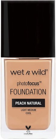 Wet 'n Wild - Photo Focus Dewy - Foundation - 367C Peach Natural - Matte - Nude - 28 ml
