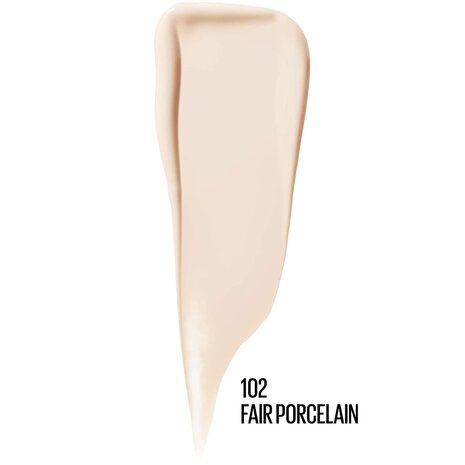 Maybelline Dream Urban Cover Foundation - SPF 50 - 102 Fair Porcelain - Lichte huidskleur - 30 ml