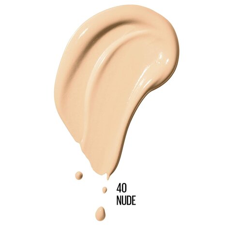 Maybelline Dream Radiant Liquid Foundation - 40 Nude - Geschikt voor de Droge Huid met Hyaluronzuur en Collageen - Getinte huidskleur - 30 ml