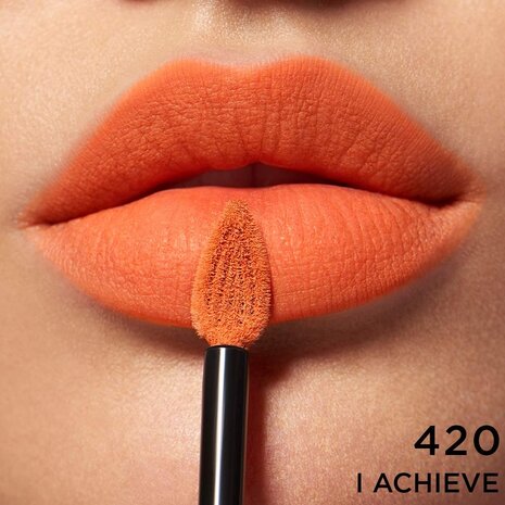 L'Oreal Paris - Rouge Signature - Lip Stain - Metallic - 420 - Achieve - Oranje - 7 ml