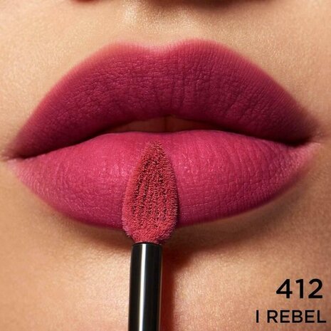 L'Oreal Paris - Rouge Signature - Lip Stain - Metallic - 412 - Rebel - Berry - 7 ml