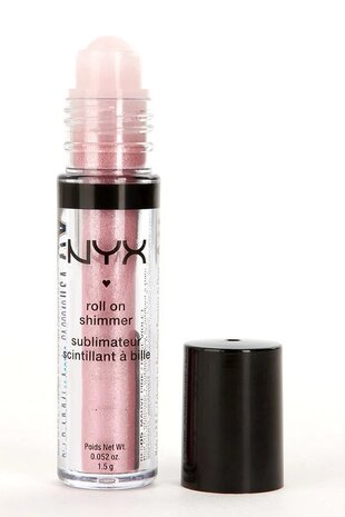 NYX Professional Makeup - Roll On Eye Shimmer - RES05 - Mauve Pink - Roze - Oogschaduw - 1.5 g