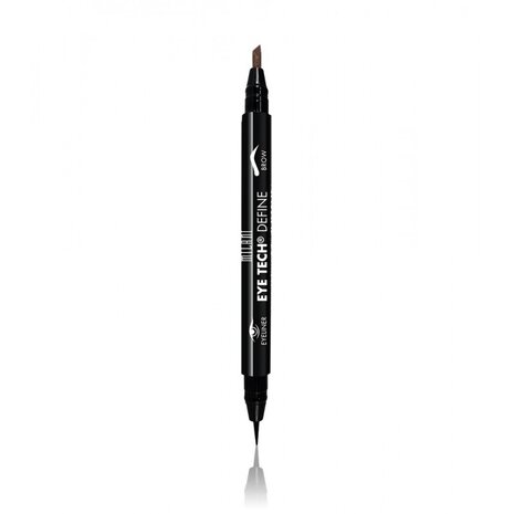 Milani - Eye Tech - Define 2 in 1 - Wenkbrauw + Eyeliner - Felt Tip Pen - 01 Black - Zwart - 1.2 ml