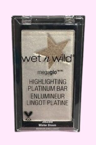 Wet 'n Wild - MegaGlo - Highlighting - Platinum Bar - 36288 - Winter Bloom - Highlight - Zilver - 6.2 g