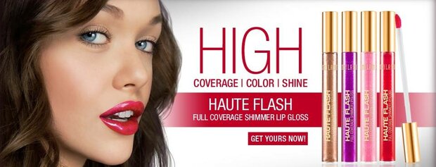 Milani - Haute Flash - Full Coverage - Shimmer - Lip Gloss - 103 - In a Flash - Lipgloss - Paars  - 5 g