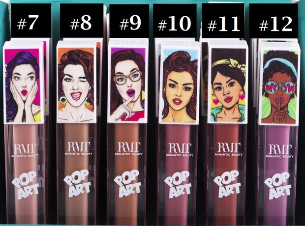 Romantic Beauty - Pop Art - Matte - Liquid Lipstick - 10 - Roze - Lippenstift - 6.2 g