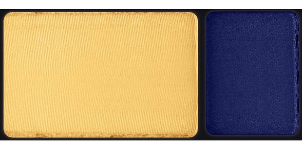 Maybelline - Expert Wear - Eye Shadow Duo - 30D - Golden Star - Oogschaduw - Goud - Blauw - 2.4 g