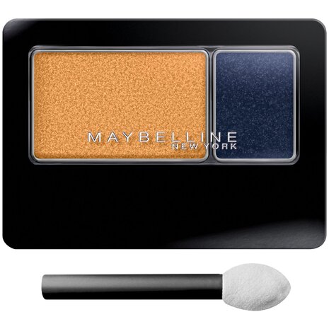 Maybelline - Expert Wear - Eye Shadow Duo - 30D - Golden Star - Oogschaduw - Goud - Blauw - 2.4 g