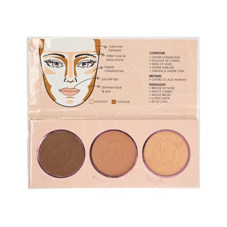 City Color Cosmetics - Contour Effects - Palette - F0115