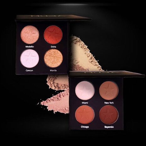 Muba - The LAURA - Eyeshadow Palette - Matte - by Andres Felipe - Oogmake-up - Oogschaduw Palette - 4 kleuren - 8 g
