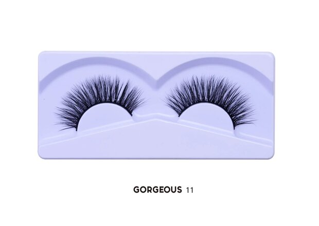 Prolux Cosmetics - PxLook - Faux Mink - Eyelashes - 11 - Gorgeous - Nepwimpers - 10 g